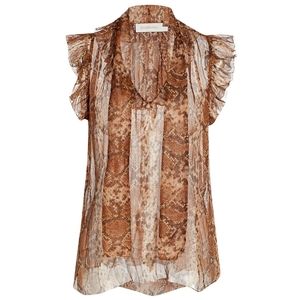 ❗SOLD❗NWT Zimmermann Wild Botanica Silk Top